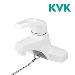 《在庫あり》◆15時迄出荷OK！KVK 水栓金具【KM7014】洗面用シングルレバー式混合栓 ゴム栓付｜家電と住設のイークローバー