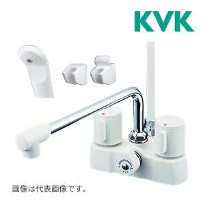 KVK 水栓金具 KVK KF2008G3 デッキ形2ハンドルシャワー : まいどDIY