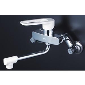 KVK 水栓金具【MSK110KR2】シングルレバー式混合栓 240mmパイプ付〔HB〕