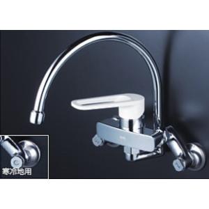 KVK MSK110KRGT KVKシングルレバー混合栓 一般地仕様 スワン型パイプ付