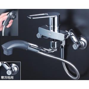 KVK 水栓金具シングルレバー式シャワー付混合栓〔HB〕