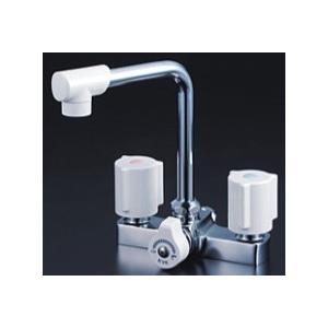 カクダイ（KAKUDAI） 2ハンドルシャワー水栓金具 139-801 : スイスイ