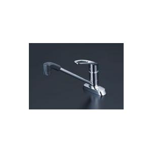 KVK 水栓金具【KM5081TF】シングルレバー式シャワー付混合栓〔HB