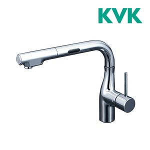 《在庫あり》◆15時迄出荷OK！KVK 水栓金具【KM6111ECHS】キッチン水栓 ACタイプ シングルシャワー付混合栓(センサー付) 一般地用