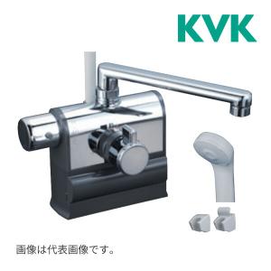 KVK バス用シャワーセット  2mvetro KVK KF3008LR2S2 KVK デッキ形サーモスタット式シャワー ワンス