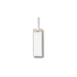 未来工業 【KFC-1850H】カードエフ プラスチック製・線名札 透明ケースタイプ 22×65mm 記入紙付 1袋(10枚入)