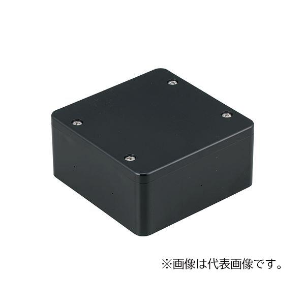 未来工業 【PVK-ALOPK】ブラック PVKボックス (防水タイプ) 大形四角(浅型) ノック無