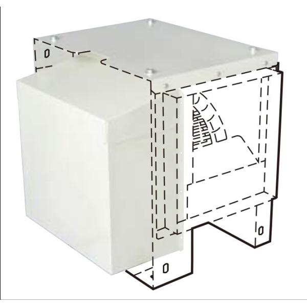 三菱 システム部材【PS-38CVR2】屋外設置用カバー (旧品番 PS-38CVR)〔IB〕