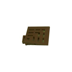u.ミヅシマ工業スノコジョイントREコーナーブラウン コーナー 75X75