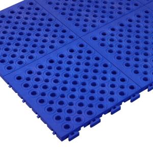 u.ミヅシマ工業ソフトチェッカー ブルー 本体 250X250