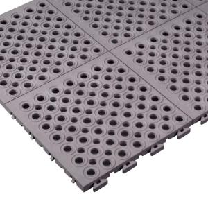 u.ミヅシマ工業ソフトチェッカー グレー 本体 250X250