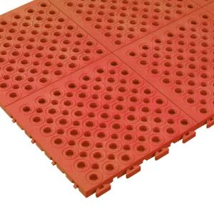 u.ミヅシマ工業ソフトチェッカー オレンジ 本体 250X250