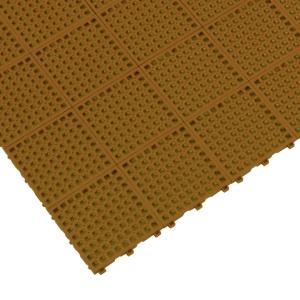 u.ミヅシマ工業ネパックマット ブラウン 本体 150X150