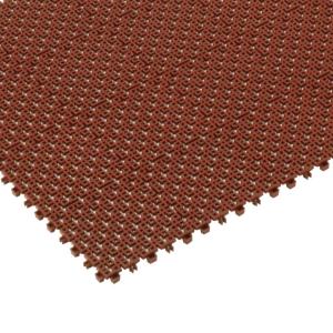 u.ミヅシマ工業チェックチェッカー  ブラウン 本体 150X150