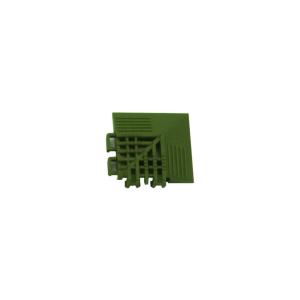 u.ミヅシマ工業チェックチェッカーコーナー グリーン 65X65