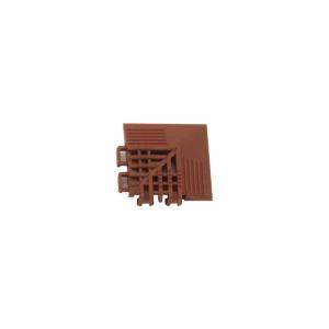 u.ミヅシマ工業チェックチェッカーコーナー ブラウン 65X65