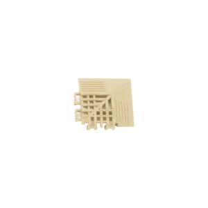 u.ミヅシマ工業チェックチェッカーコーナー ベージュ 65X65