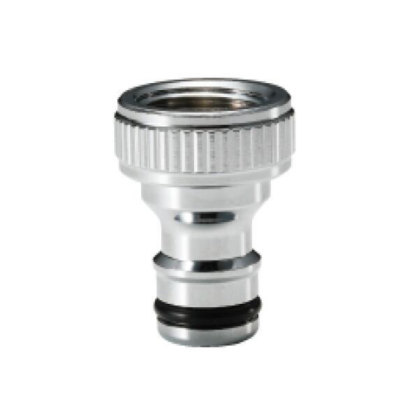 ●ミズタニバルブ工業 【AD-HNM】ホースアダプター メッキ〔EF〕