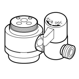 ナニワ製作所【NSP-SXM8】浄水器・食洗器用分岐水栓〔▽〕 : 家電と住