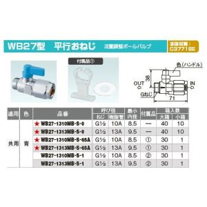 オンダ製作所【WB27-1313MB-S-1】ダブルロックバルブ WB27型 オンダ製作所【WB27-1313MB-S-1】ダブルロックバルブ WB27型