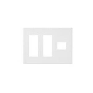 パナソニック　配線金具【WTF8007W】コンセントプレート　3連用　スクエアホワイト