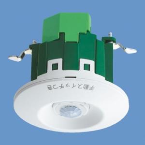 パナソニック 配線器具【WTK2411K】(天井取付) 熱線センサ付自動スイッチ 親器・蛍白両用 (検知後連続点灯時間約10秒-30分可変形) 明るさセンサ付 (ホワイト)