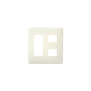 パナソニック 配線器具モダンプレート5コ用 (ミルキーホワイト)