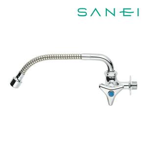 ≦《在庫あり》◆15時迄出荷OK！三栄水栓/SANEI 水栓金具【A28A2-13】ベンリー横形自在水栓｜家電と住設のイークローバー