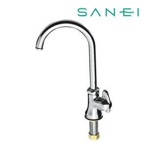 ≦《在庫あり》◆15時迄出荷OK！三栄水栓/SANEI 水栓金具【JA565-13】ミニセラ立形ツル首自在水栓｜clover8888