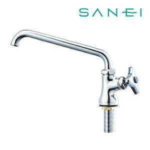 ≦《在庫あり》◆15時迄出荷OK！三栄水栓/SANEI 水栓金具【A57J-13】立形上向自在水栓(固定コマ仕様)｜clover8888