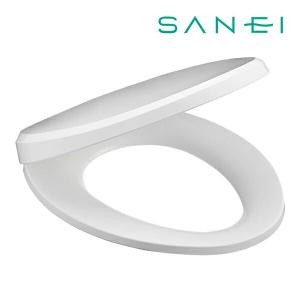 ≦《在庫あり》◆15時迄出荷OK！三栄水栓/SANEI トイレ用品【PW9032-W】(ホワイト) 前丸便座｜clover8888