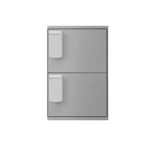 ▲●u.神栄ホームクリエイト【SK-CBX-M12-SL】シルバー 宅配ボックス(テンキー式・防滴型) 壁付・据置兼用型 1/2サイズ