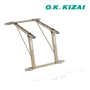 オーケー器材 【K-KYZP15C】SAキーパー 転倒防止金具 メッキ〔GA