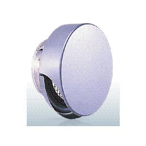 西邦工業【SNU100MS】金網型3メッシュ・薄型フード・水切り付外壁用ステンレス製換気口・薄型フラットフード〔HF〕｜家電と住設のイークローバー