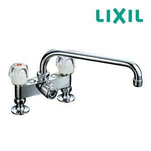 《在庫あり》▽◆15時迄出荷OK！INAX/LIXIL 2ハンドル混合水栓 逆止弁【SF-135K(260)-G】(SF135K260G)｜clover8888