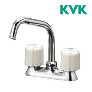 ▽《在庫あり》◆15時迄出荷OK！KVK水栓金具  【KM17NE】2ハンドル混合栓｜家電と住設のイークローバー