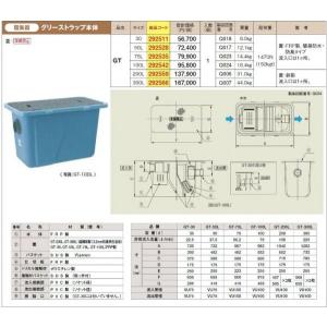 ###タキロン【292511】グリーストラップ本体 阻集器 GT 30〔FI〕｜clover8888