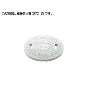 タキロンシーアイ 【303965】ポリプロピレン製 軽量蓋(2穴) 250 フタの表示(雨水/車乗禁...