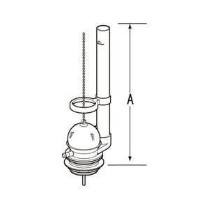 INAX/LIXIL トイレ部品【TF-817CW(230)】フロート弁(流動式)〔EJ〕