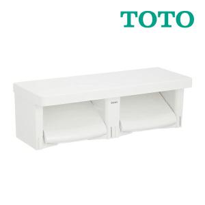 《在庫あり》◆15時迄出荷OK！TOTO【YH600FMR】NW1ホワイト 棚付二連紙巻器｜家電と住設のイークローバー