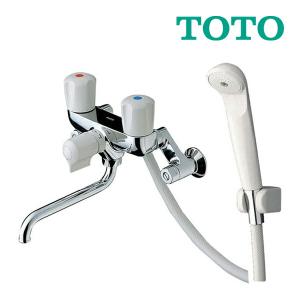 《在庫あり》◆15時迄出荷OK！TOTO ２ハンドルシャワー金具【TMS20CZ】壁付きタイプ スプレー（節水） 寒冷地用｜clover8888