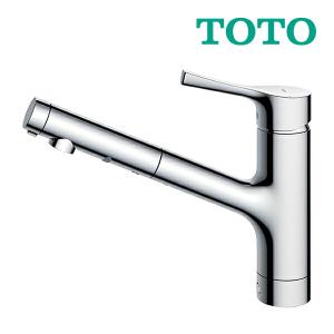 《在庫あり》◆15時迄出荷OK！TOTO キッチン用水栓金具【TKS05305JA】GGシリーズ 台付シングル混合水栓 エコシングル ハンドシャワー 一般地用｜clover8888