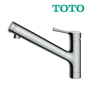 ∞《在庫あり》◆15時迄出荷OK！TOTO キッチン用水栓金具【TKS05308JA】GGシリーズ 台付シングル混合水栓 エコシングル ハンドシャワー 浄水カートリッジ内蔵｜