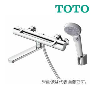 《在庫あり》◆15時迄出荷OK！∞TOTO【TBV03415J1】浴室用水栓金具 GGシリーズ 壁付サーモスタット混合水栓(アーチハンドル) コンフォートウェーブ クリック｜clover8888