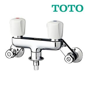 ∞《》15時迄出荷OK！TOTO 水栓金具ピタットくん 洗濯機用壁付2ハンドル混合水栓