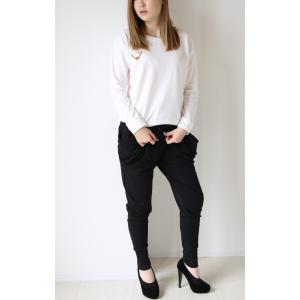 レディース スウェットパンツ サルエルパンツ ...の詳細画像5