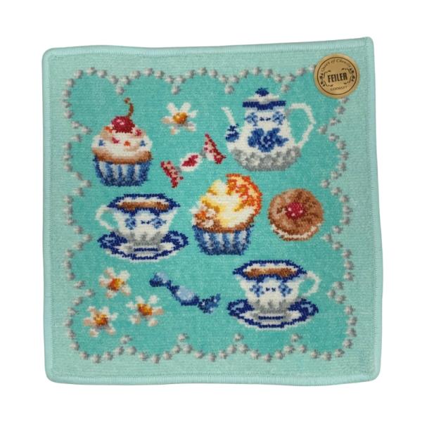 フェイラー タオルハンカチ ギフトバッグ入り スウィートトリート ペールグリーン