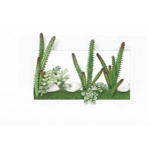 《アートグリーン》《人工観葉植物》光触媒　光の楽園　３Ｄアート多肉植物｜cloverplain