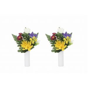 《仏花》《人工観葉植物》光触媒　光の楽園　上仏花小２個セット｜cloverplain