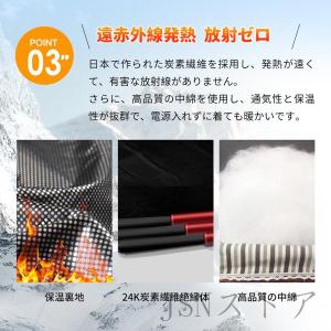 電熱ベスト ワークマン 10箇所発熱 Vネック...の詳細画像5